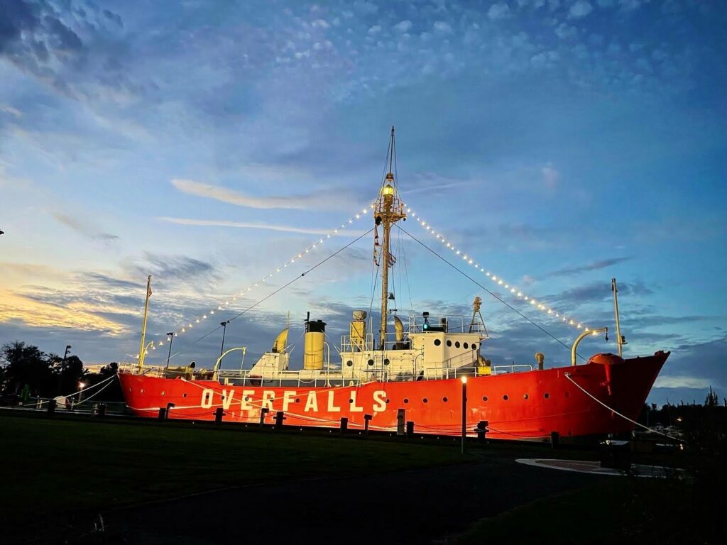 Lewes delaware lightship overfalls historic lewes