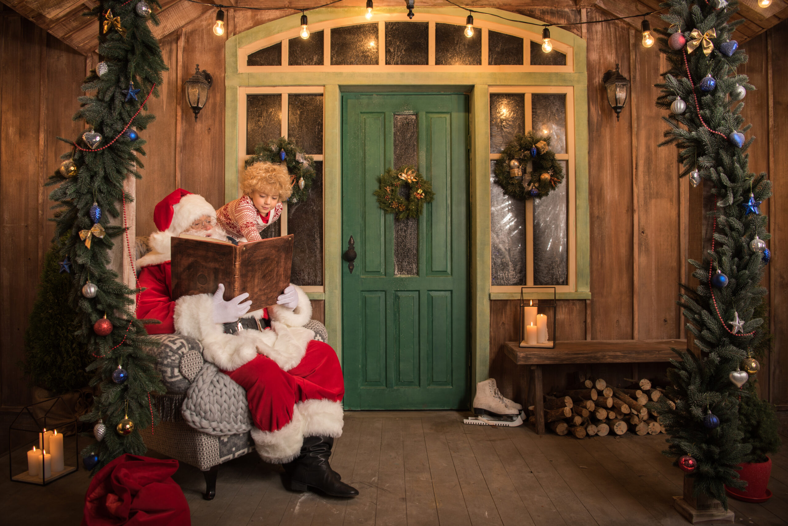 Santa's House on the Boardwalk