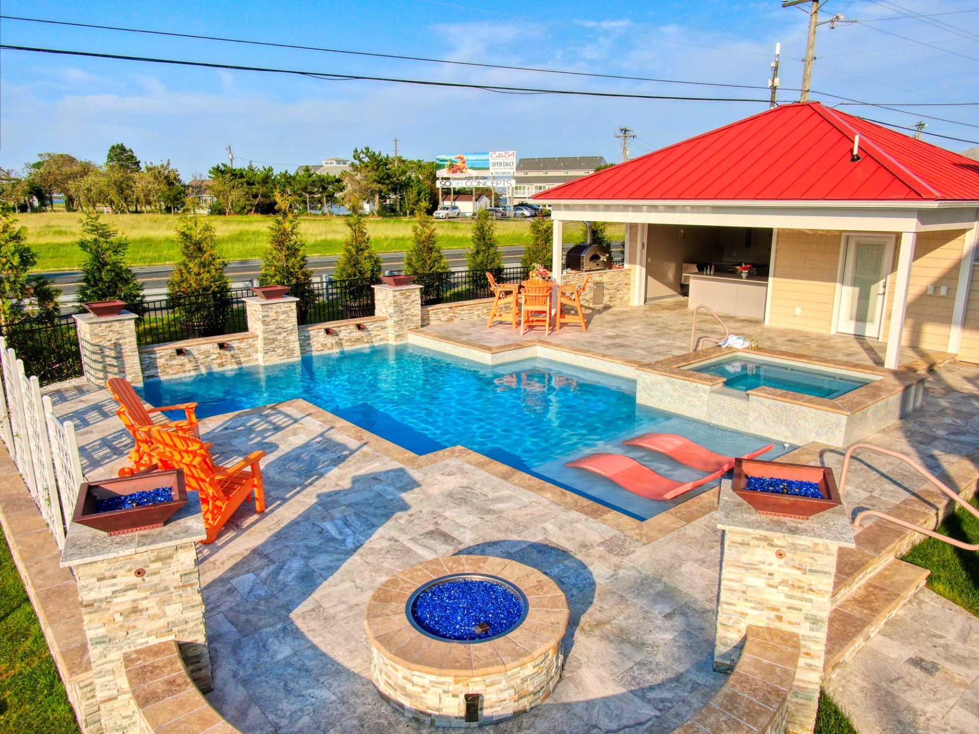 Luxury Custom Pool House