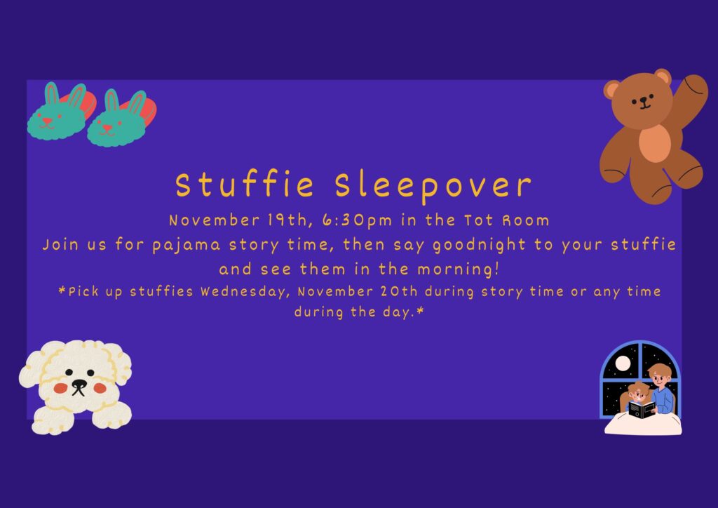 Pajama Story Time and Stuffie Sleepover