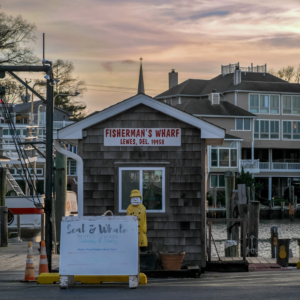 This charming watch house, perched along the Lewes Canal, offers a historic touch of coastal life, blending timeless architecture with serene water views.