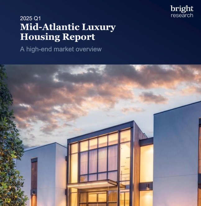 mid atlantic luxury housing report April 2025