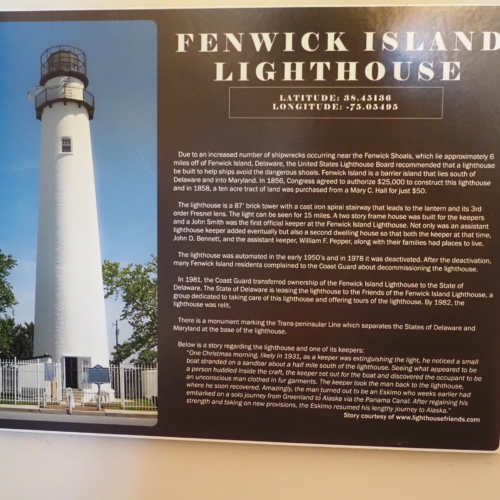 Fenwick lighthouse Delaware Beaches Lighthouses